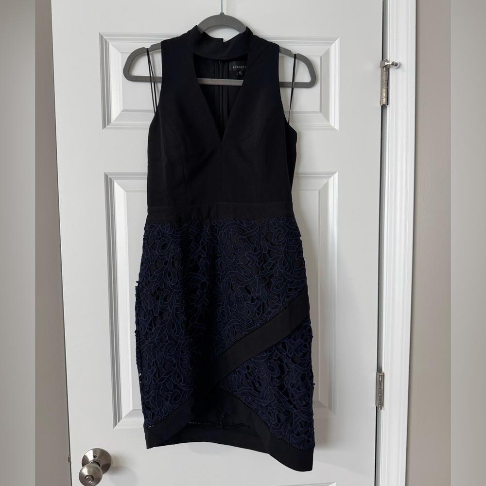 V-Neck Mini Dress